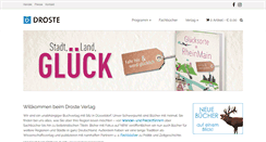 Desktop Screenshot of droste-verlag.de
